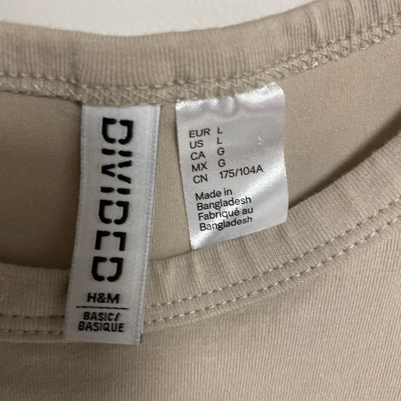 H&M Neutral Midi Dress - Picture 2 of 3